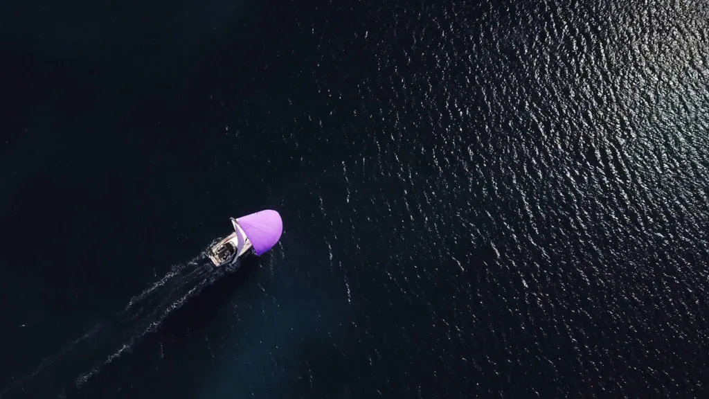 Spinnaker déployé
